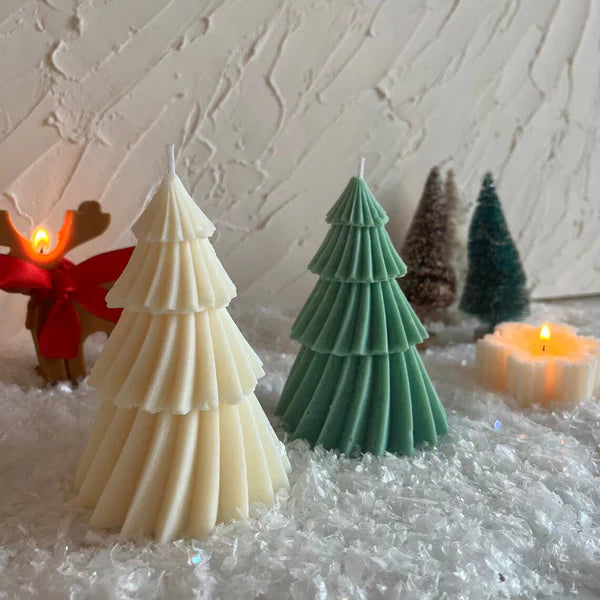 Christmas Tree Scented Candles | Set of 3