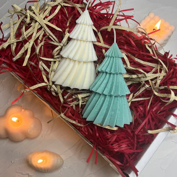 Christmas Tree Scented Candles | Set of 3