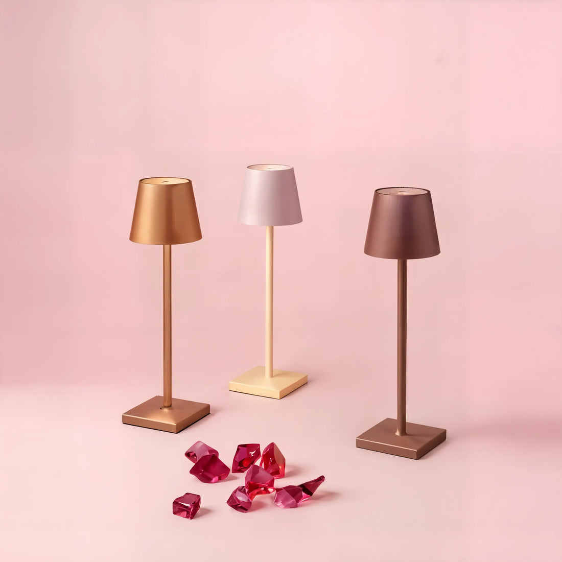 Rechargeable LED Touch Lamp for Desk & Bedside | Wireless Dimmable Table Light | Minimalist Home & Office Decor - Kalesh Monk