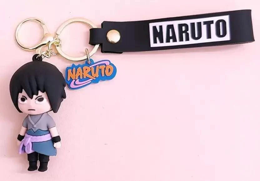 Anime Sasuke Uchiha 3D Keychain Wholesaler (12 Pieces in Packet)