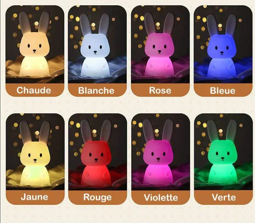 Cute Silicone Bunny Night Light - Kalesh Monk
