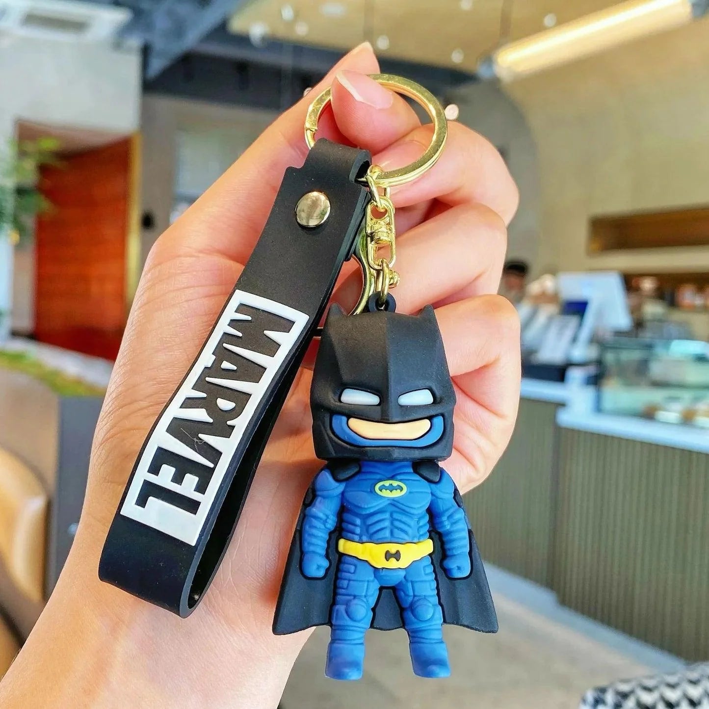 Batman Blue 3D Keychain  (12 Pieces in Packet)