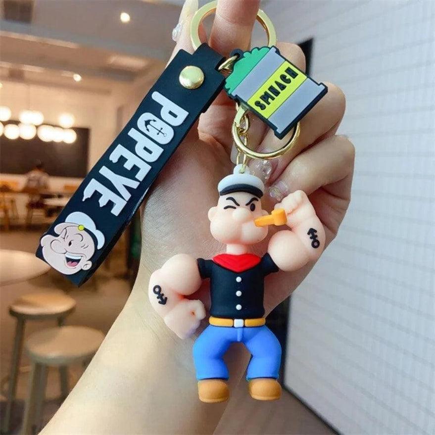 Popeye 2 Design set 3D Keychain (12pcs Packet)