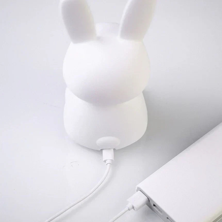 Cute Silicone Bunny Night Light - Kalesh Monk