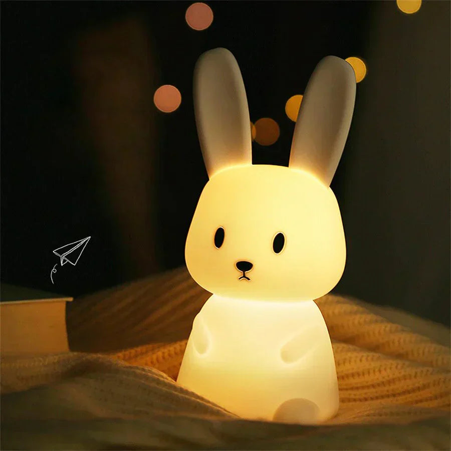 Cute Silicone Bunny Night Light - Kalesh Monk