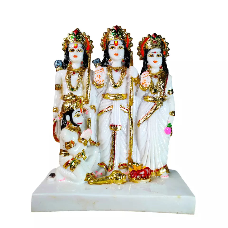 Marble Polish Ram Darbar Statue Sculpture Handicraft - Kalesh Monk