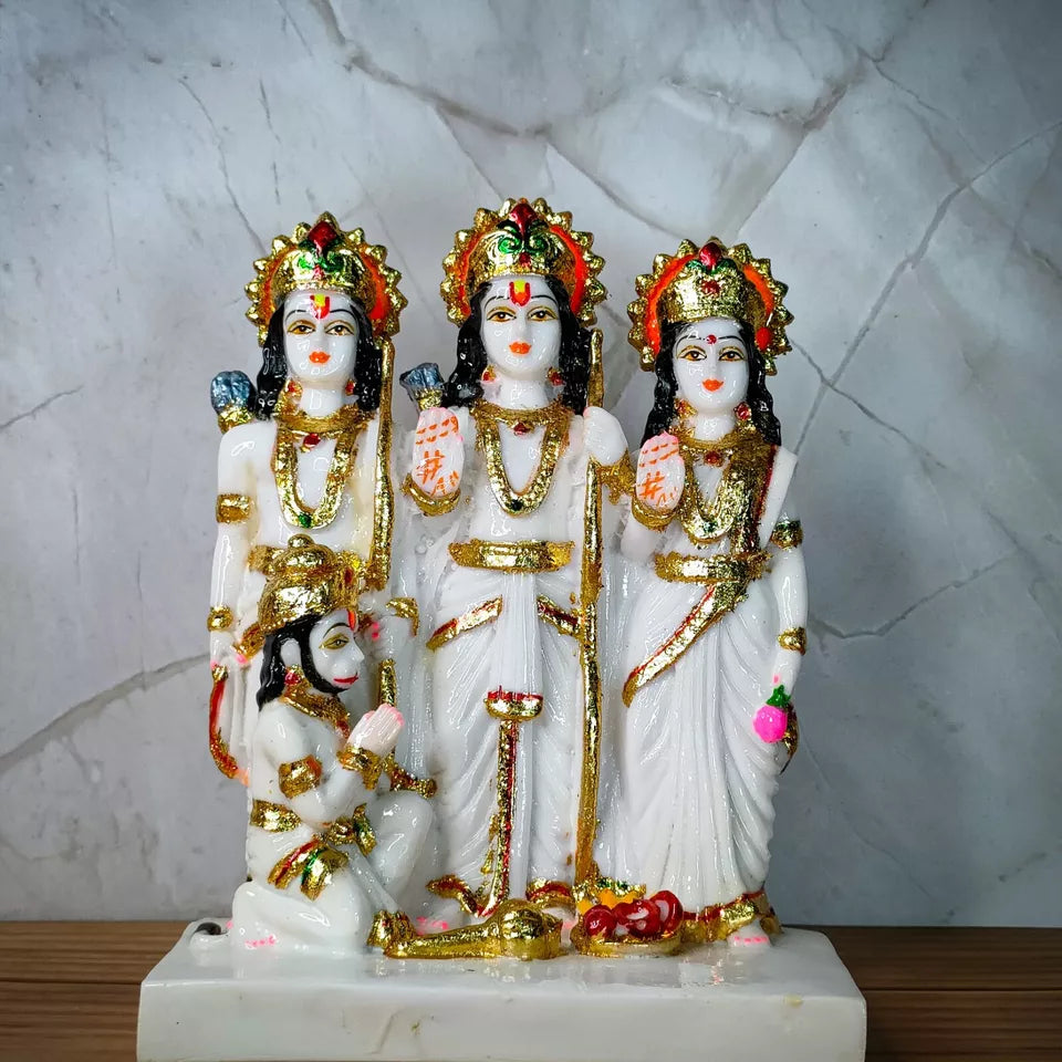 Marble Polish Ram Darbar Statue Sculpture Handicraft - Kalesh Monk