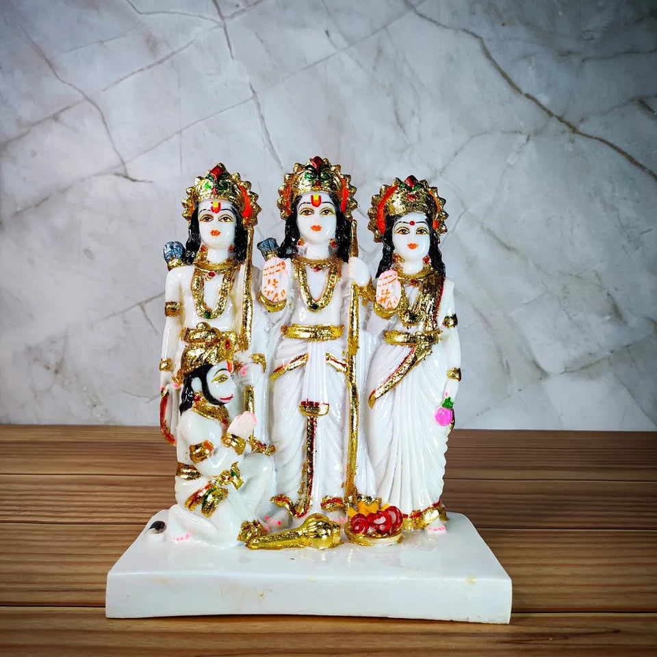 Marble Polish Ram Darbar Statue Sculpture Handicraft - Kalesh Monk