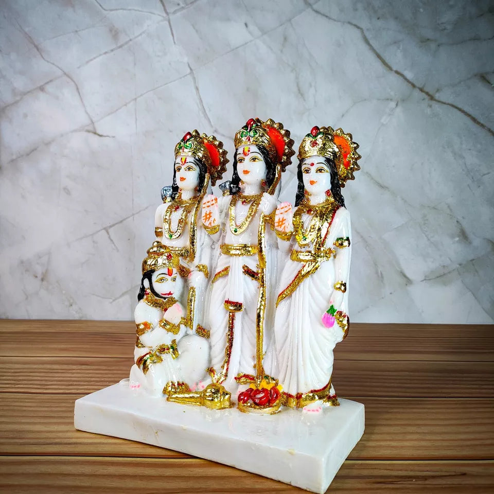 Marble Polish Ram Darbar Statue Sculpture Handicraft - Kalesh Monk
