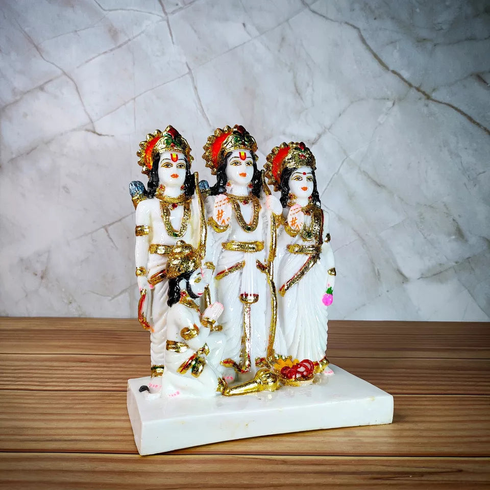 Marble Polish Ram Darbar Statue Sculpture Handicraft - Kalesh Monk