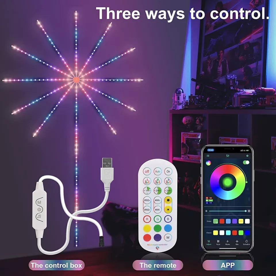 Smart Firework Lights with Remote/APP Control - Kalesh Monk