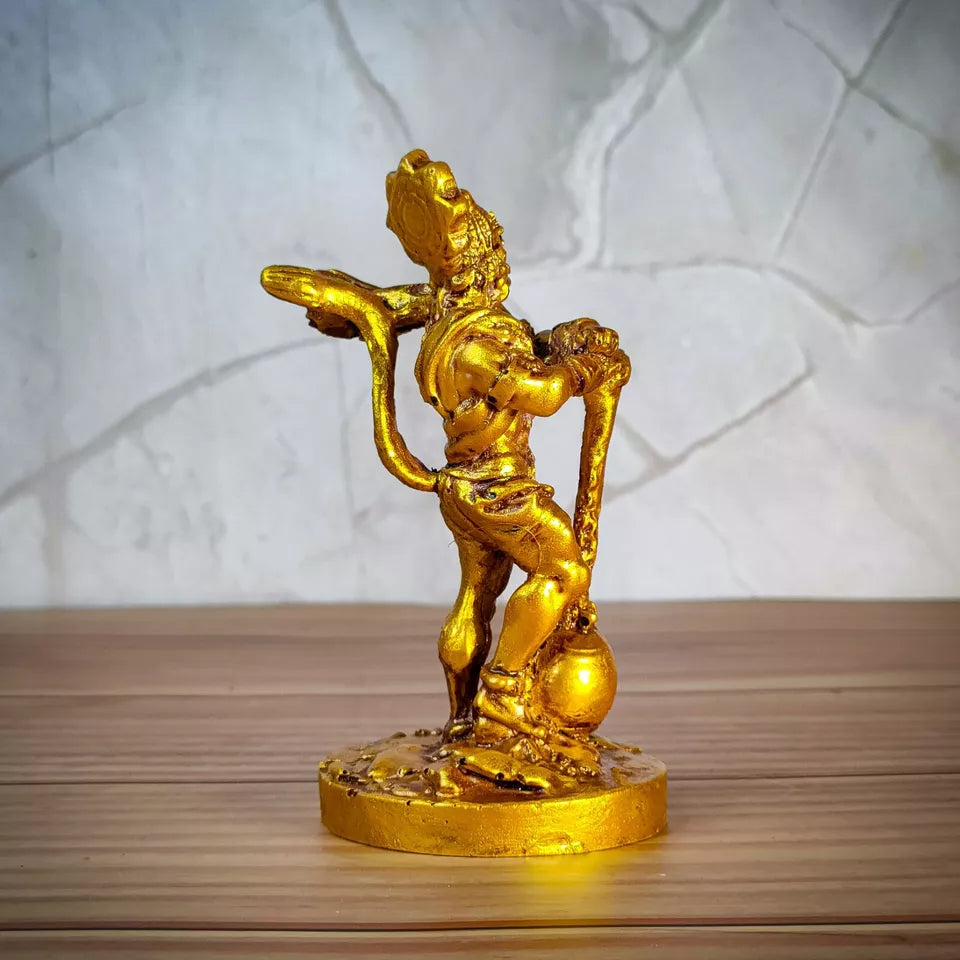 Bahubali Hanuman Idol Home Decor Item Hanuman Murti Statue for Desk - Kalesh Monk