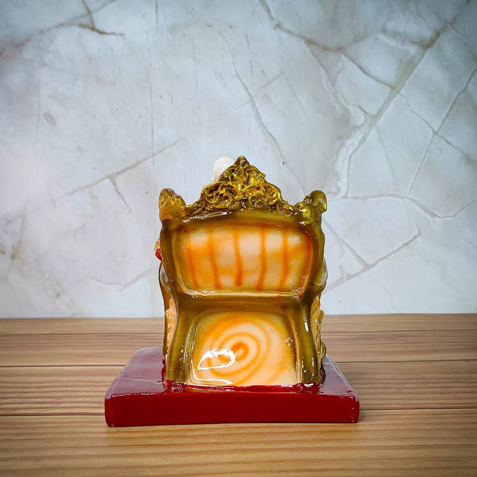 Guruji Swaroop Murti Resin Handmade sculpture Idol ( Yellow ) - Kalesh Monk