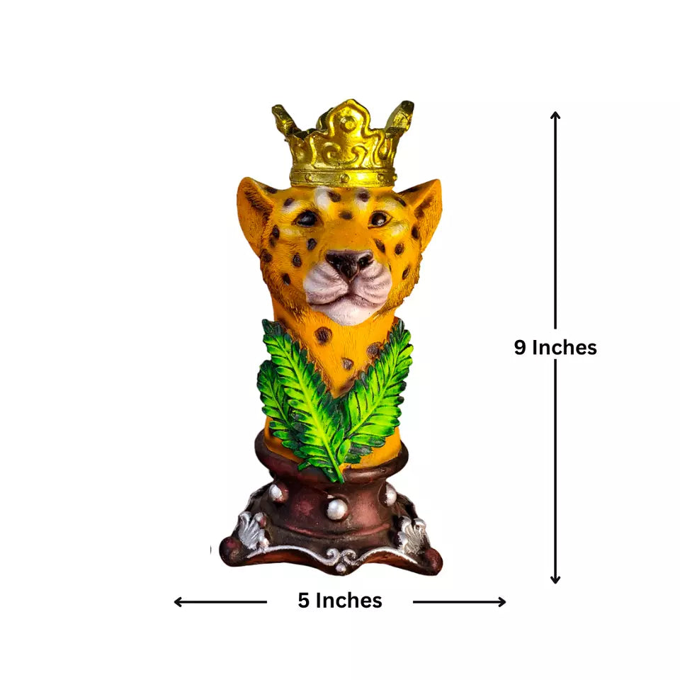 Indian Handcraft Lion Couple Statue for Home Decor Showpiece - Kalesh Monk