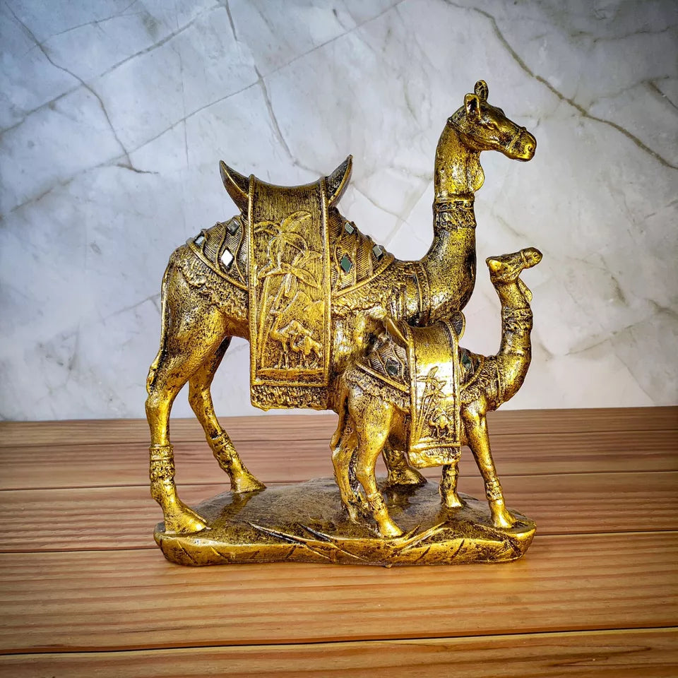 Indian Handcraft Camel Statue for Home Decor Showpiece - Kalesh Monk