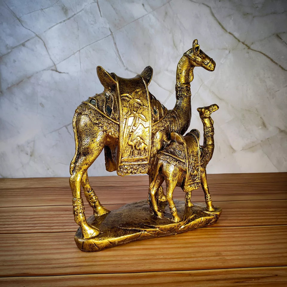 Indian Handcraft Camel Statue for Home Decor Showpiece - Kalesh Monk