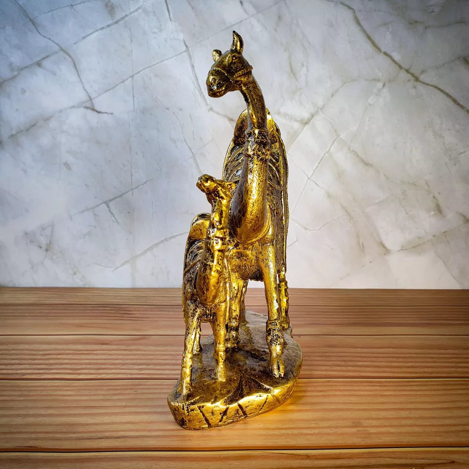 Indian Handcraft Camel Statue for Home Decor Showpiece - Kalesh Monk