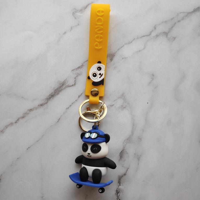 Panda 4 Design set 3D Keychain (12 Pieces in Packet)