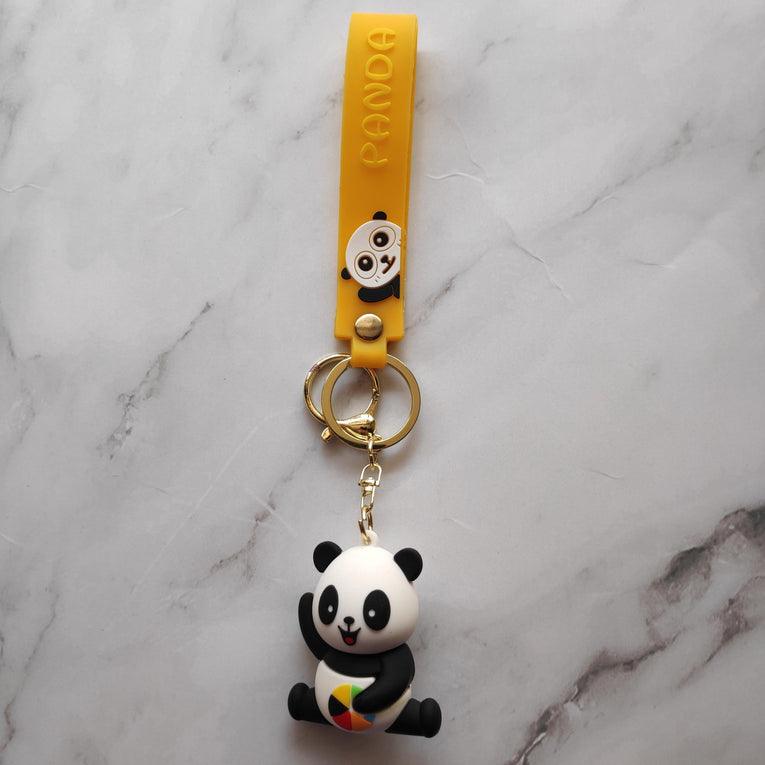 Panda 4 Design set 3D Keychain (12 Pieces in Packet)